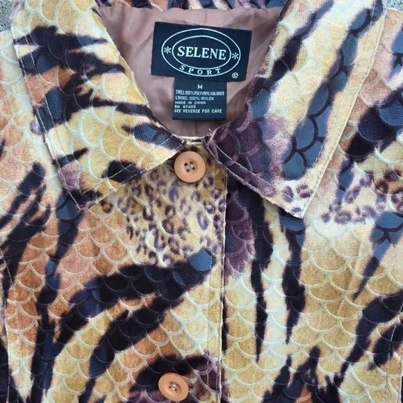 Wild child energy 🐅✨ Vintage mid-length button-up statement coat - Picture 4 of 4